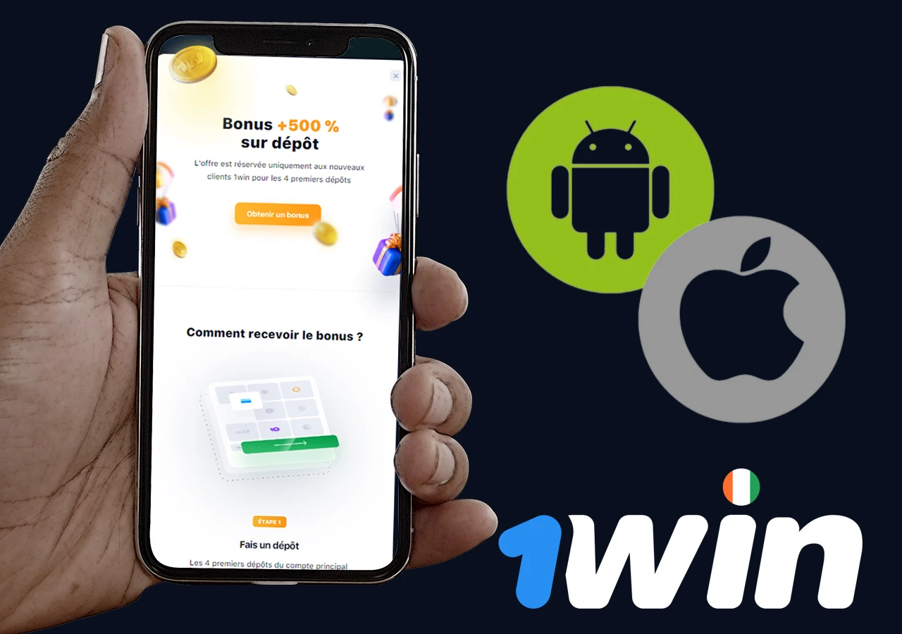 1Win bookmaker app pour android et iOS