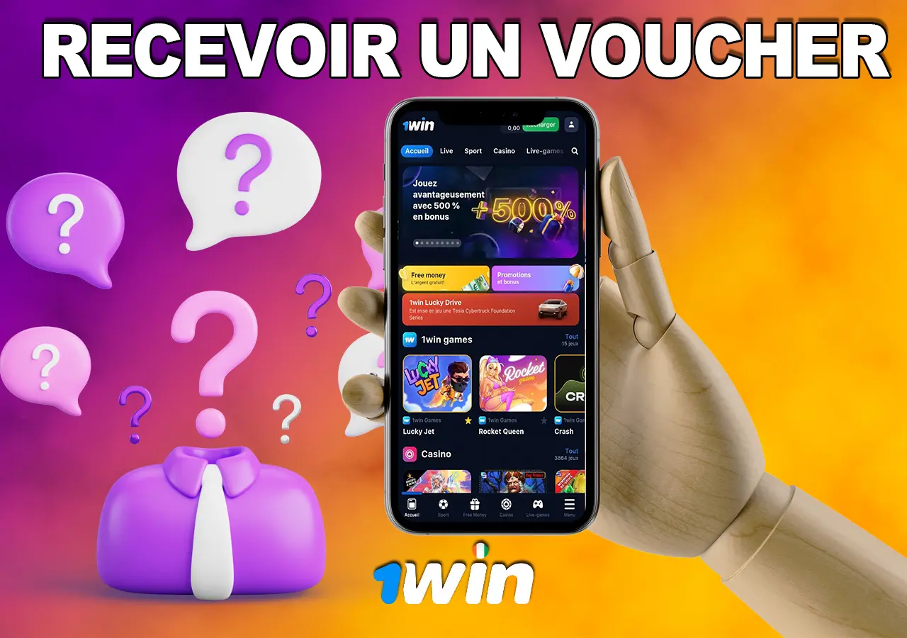 Trouver un bon sur le site officiel de 1Win